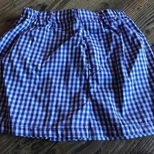 OhMint Grape Gingham Shorty Shorts